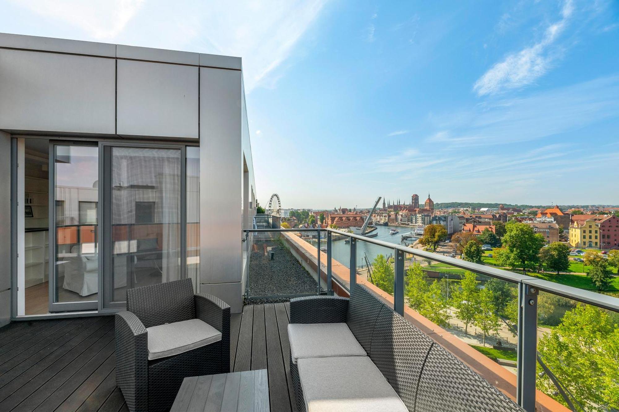 Blue Mandarin Riverside Gdansk Habitación foto