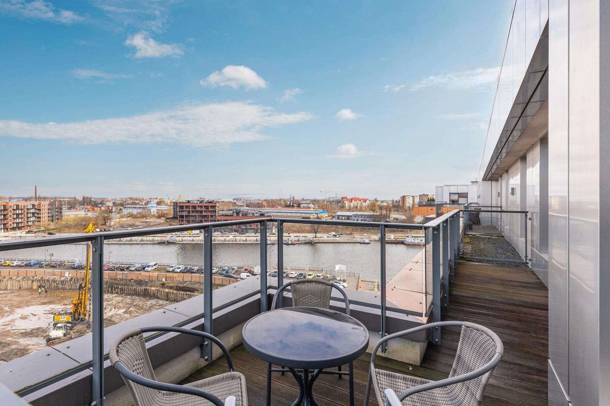Blue Mandarin Riverside Gdansk Habitación foto