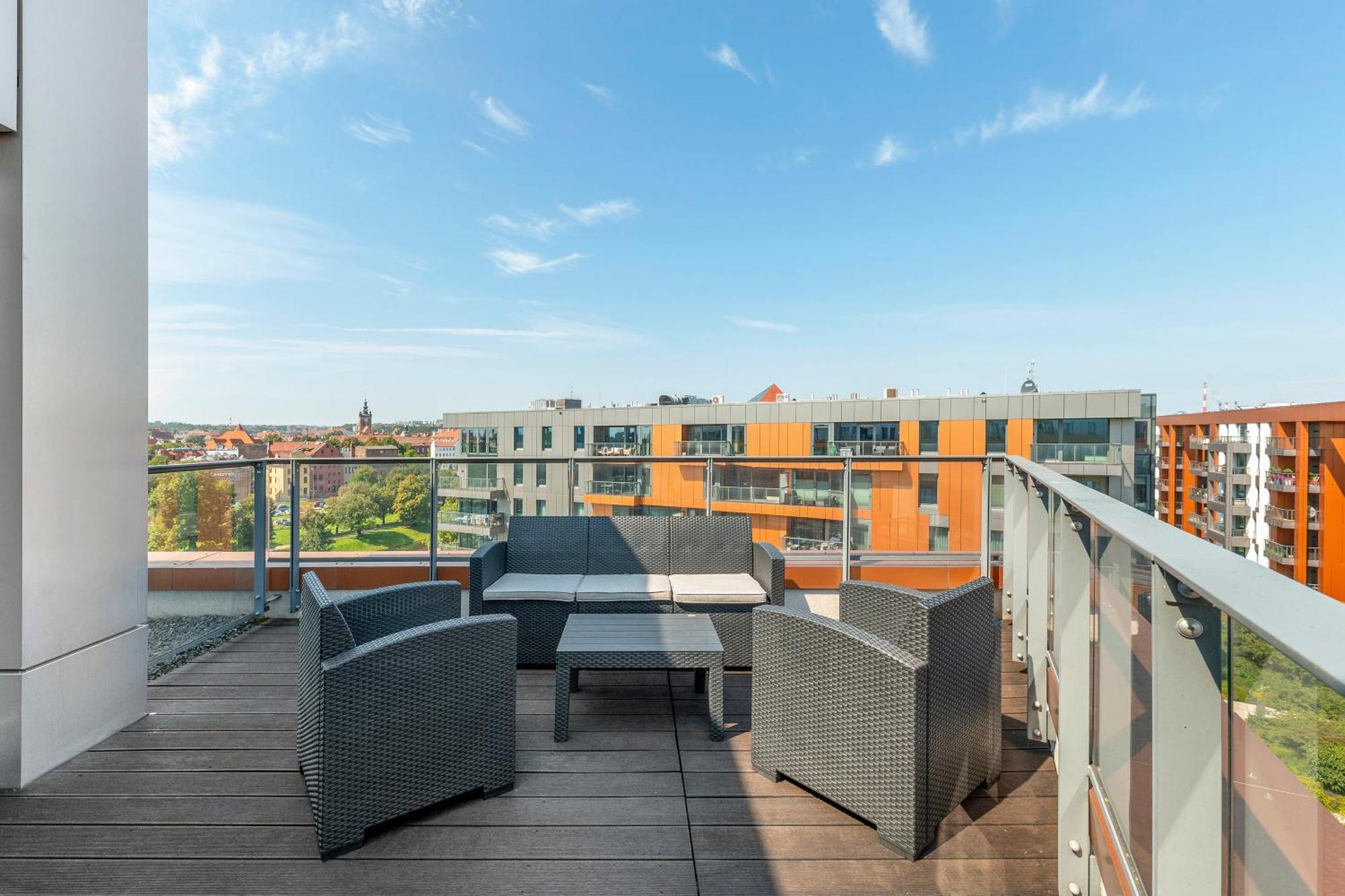 Blue Mandarin Riverside Gdansk Habitación foto