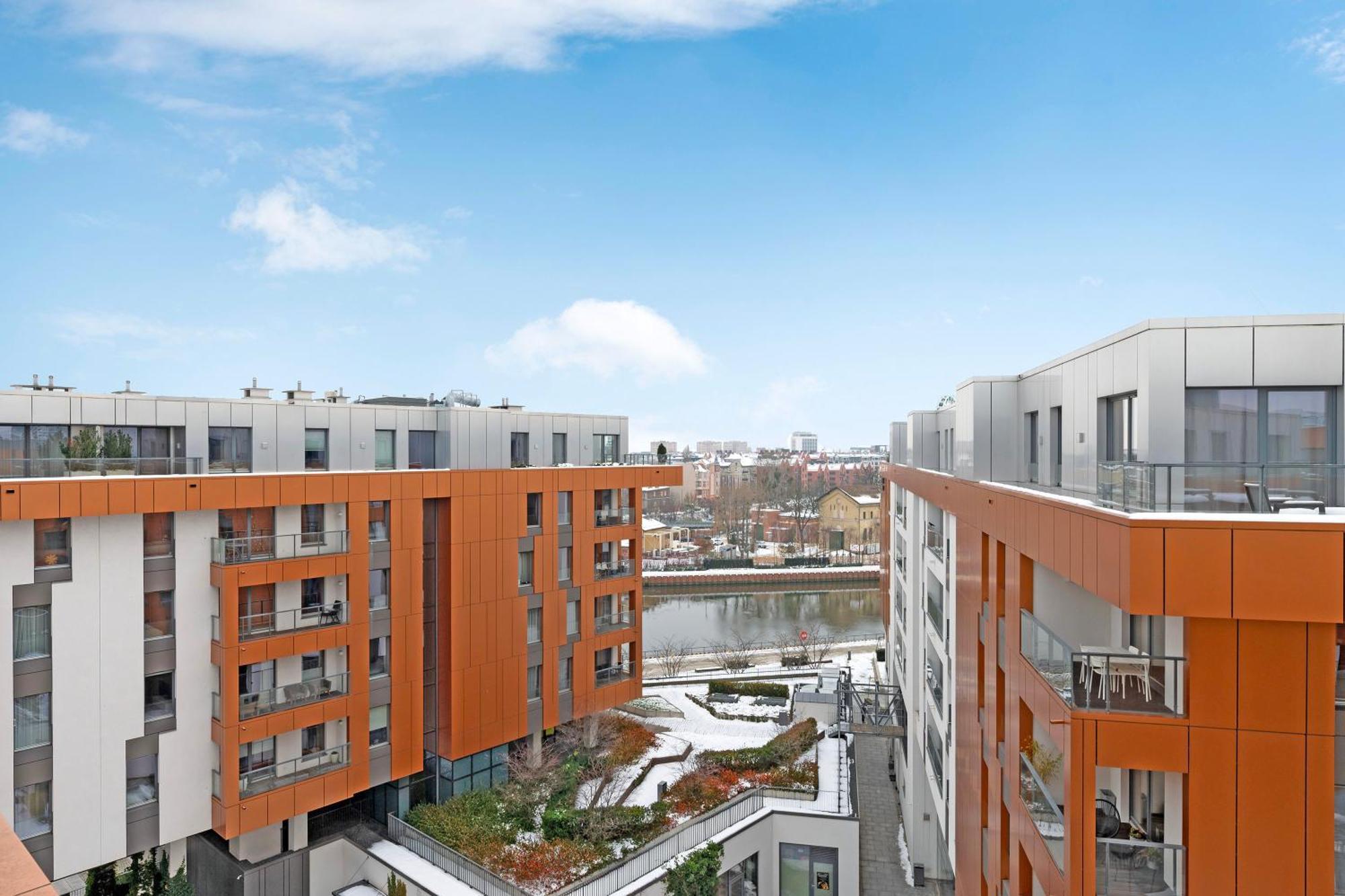 Blue Mandarin Riverside Gdansk Habitación foto
