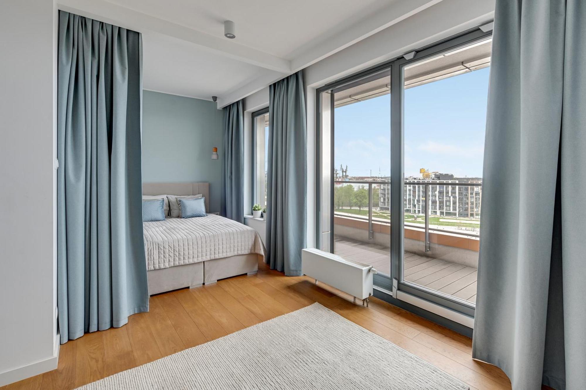 Blue Mandarin Riverside Gdansk Habitación foto